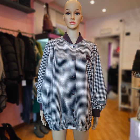 Giacca Miu Miu Gingham Check Blouson tg 40 over