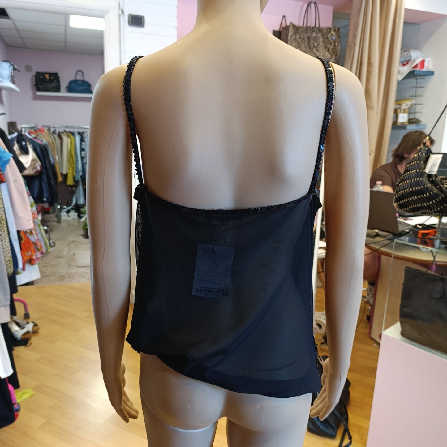 Top paillettes Luisa Spagnoli tg L
