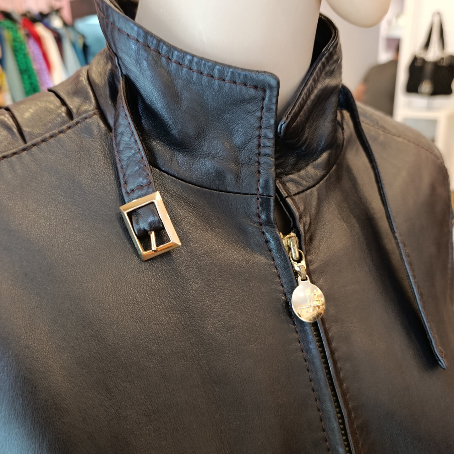 Trench in pelle Jean-louis scherrer tg 40