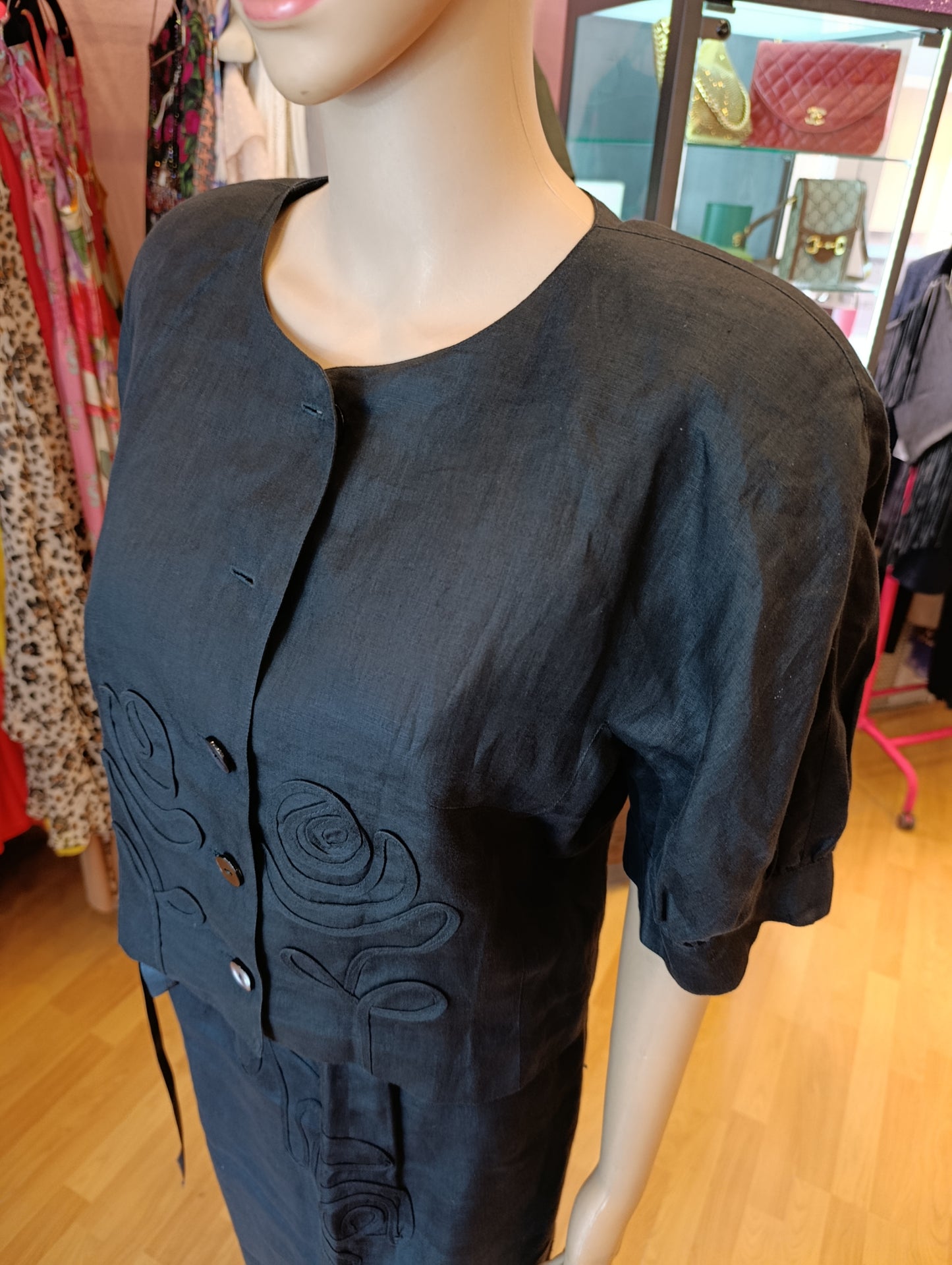 Tailleur laura Biagiotti tg 46 nero