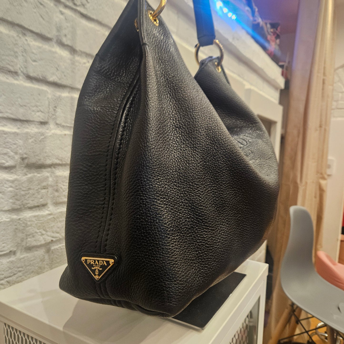 Prada hobo in pelle di vitello Phenix