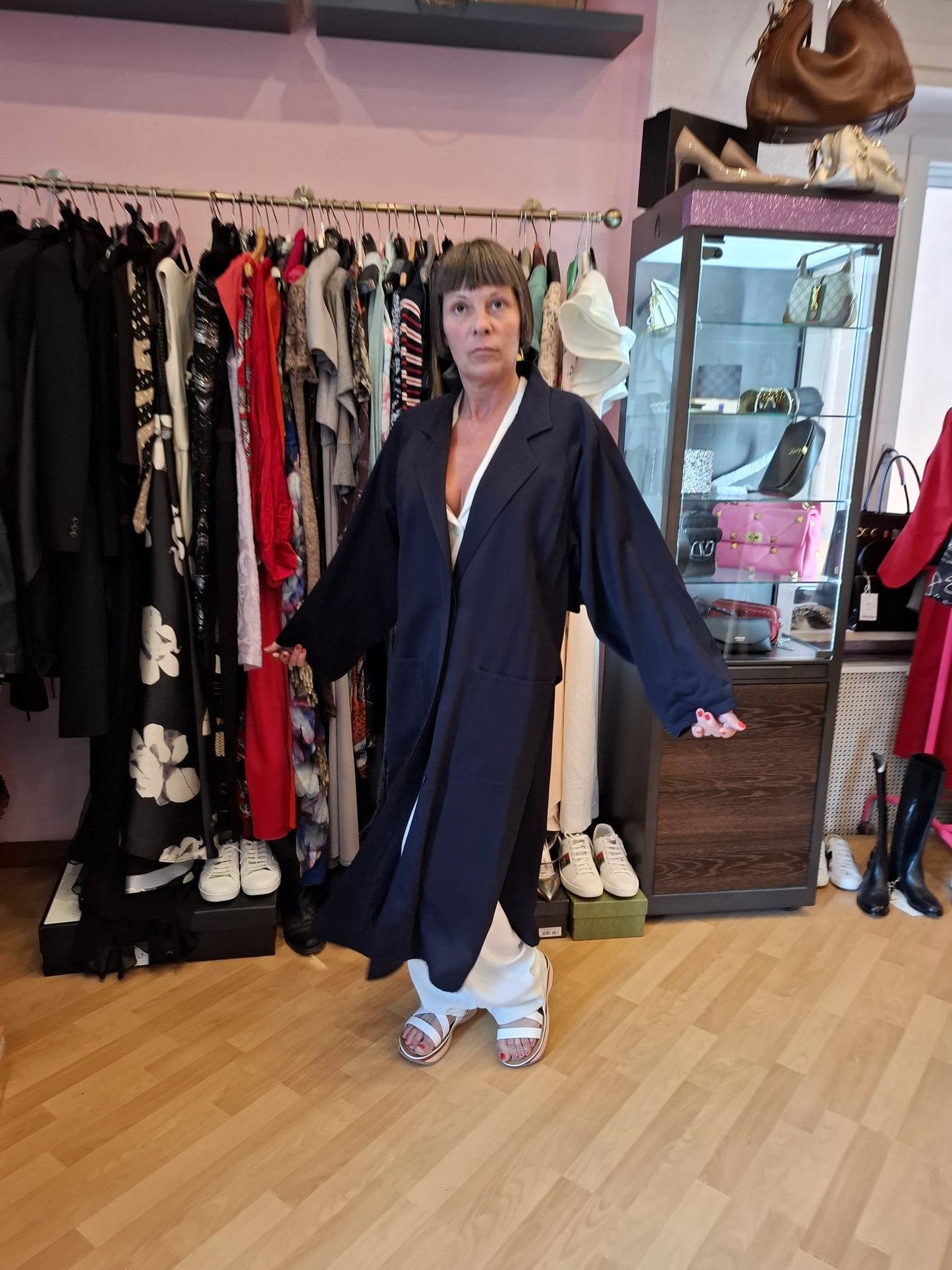 Trench Les Copains vintage tg M over