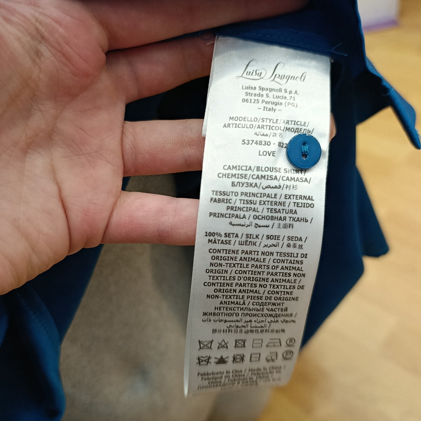 Camicia nuova con cartellino Luisa spagnoli tg XL
