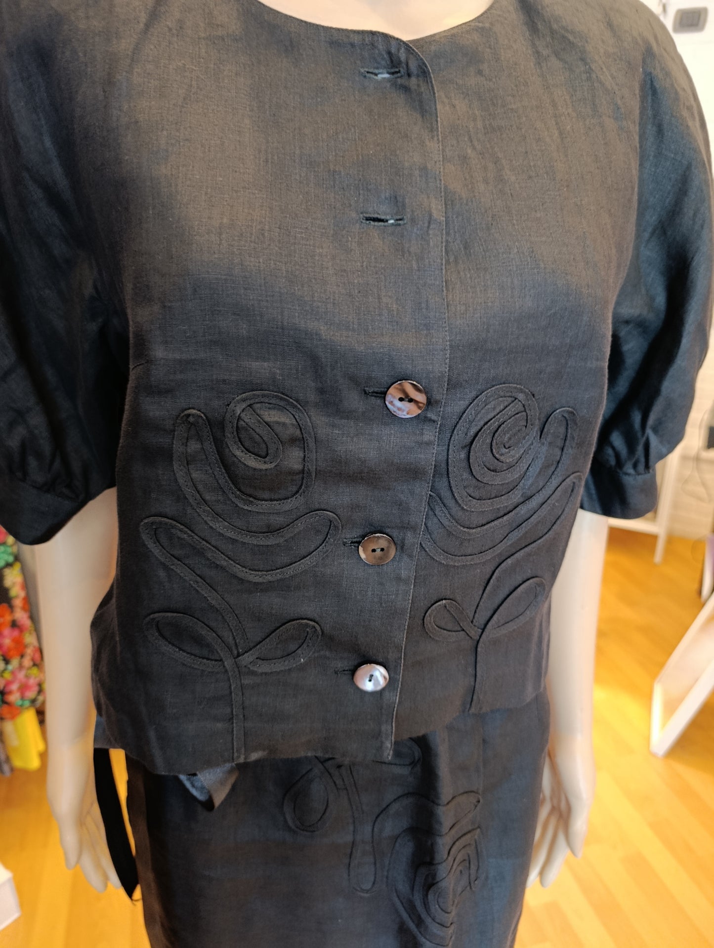 Tailleur laura Biagiotti tg 46 nero