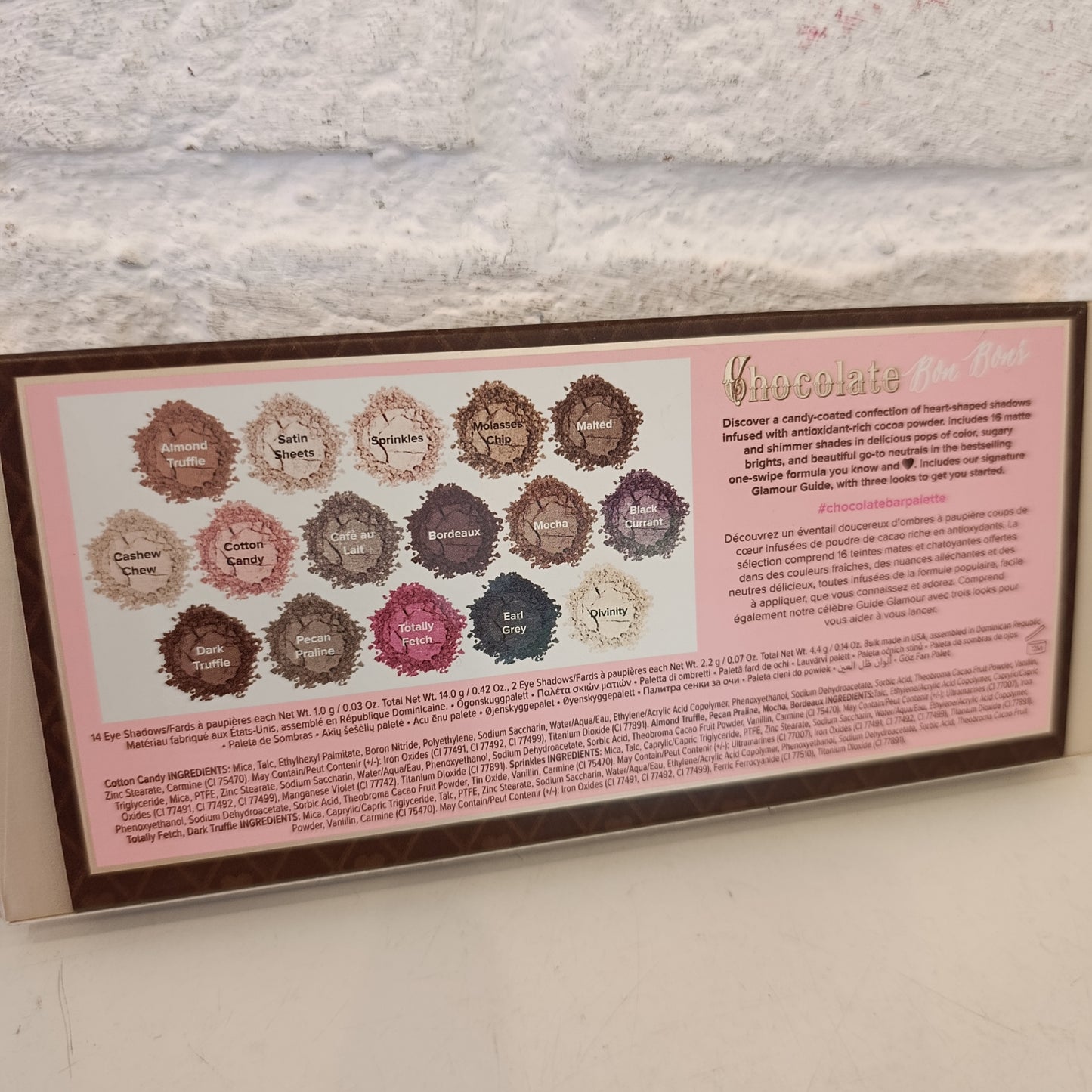 Palette too Faced chocolate bon bon
