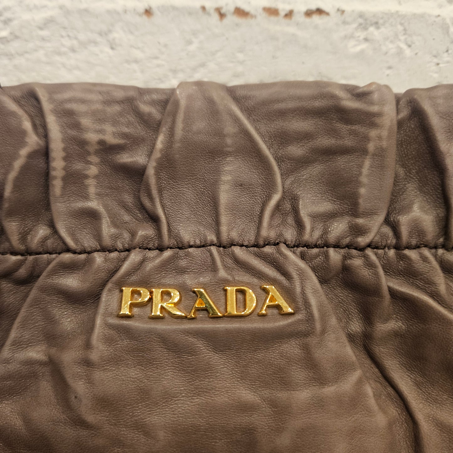 Pochette Prada bambù