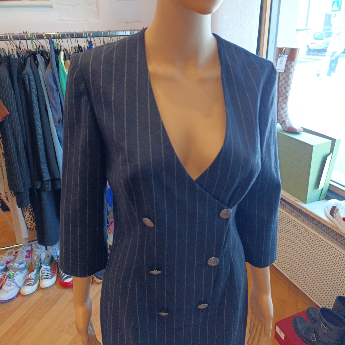 Abito Pierre balmain tg 38 gessato