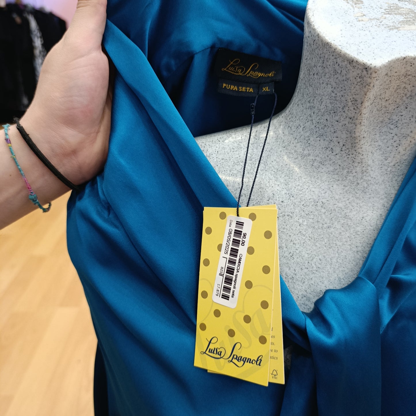 Camicia nuova con cartellino Luisa spagnoli tg XL