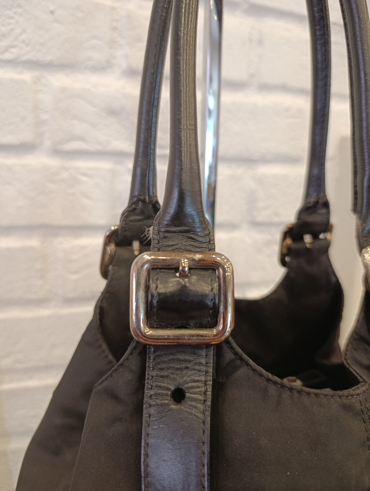 Borsa Prada nera nylon