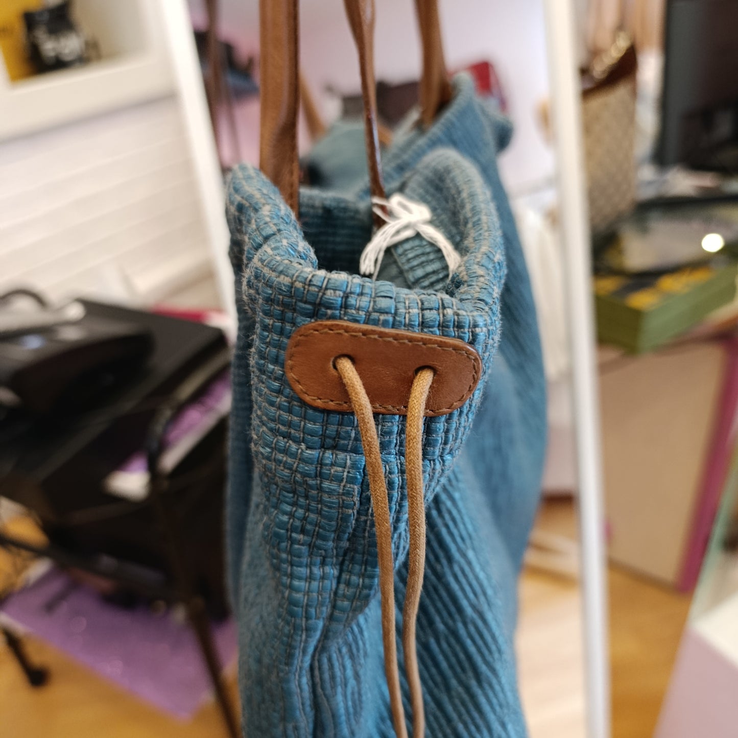 Borsa Furla verde petrolio