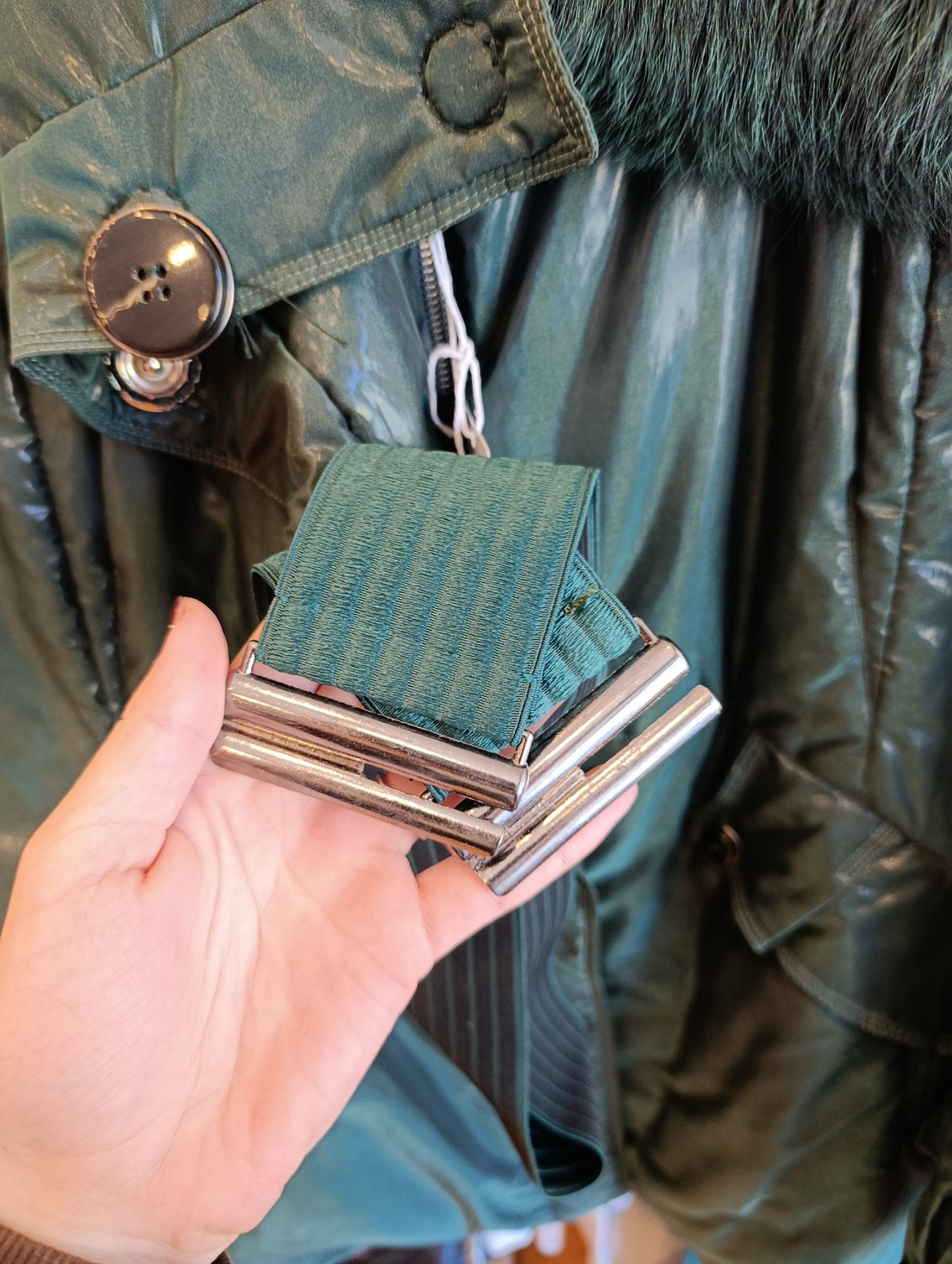 Piumino verde Foce tg 44