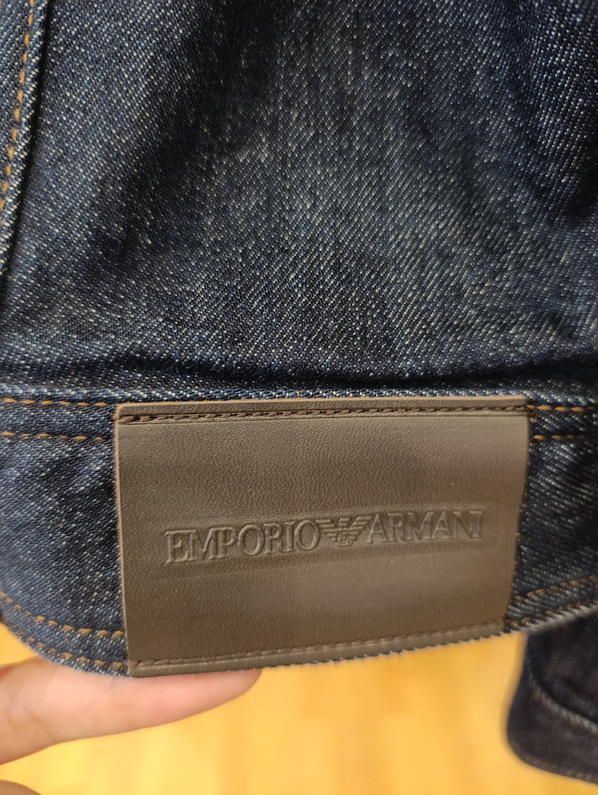 Giubbotto in jeans emporio Armani tg 50