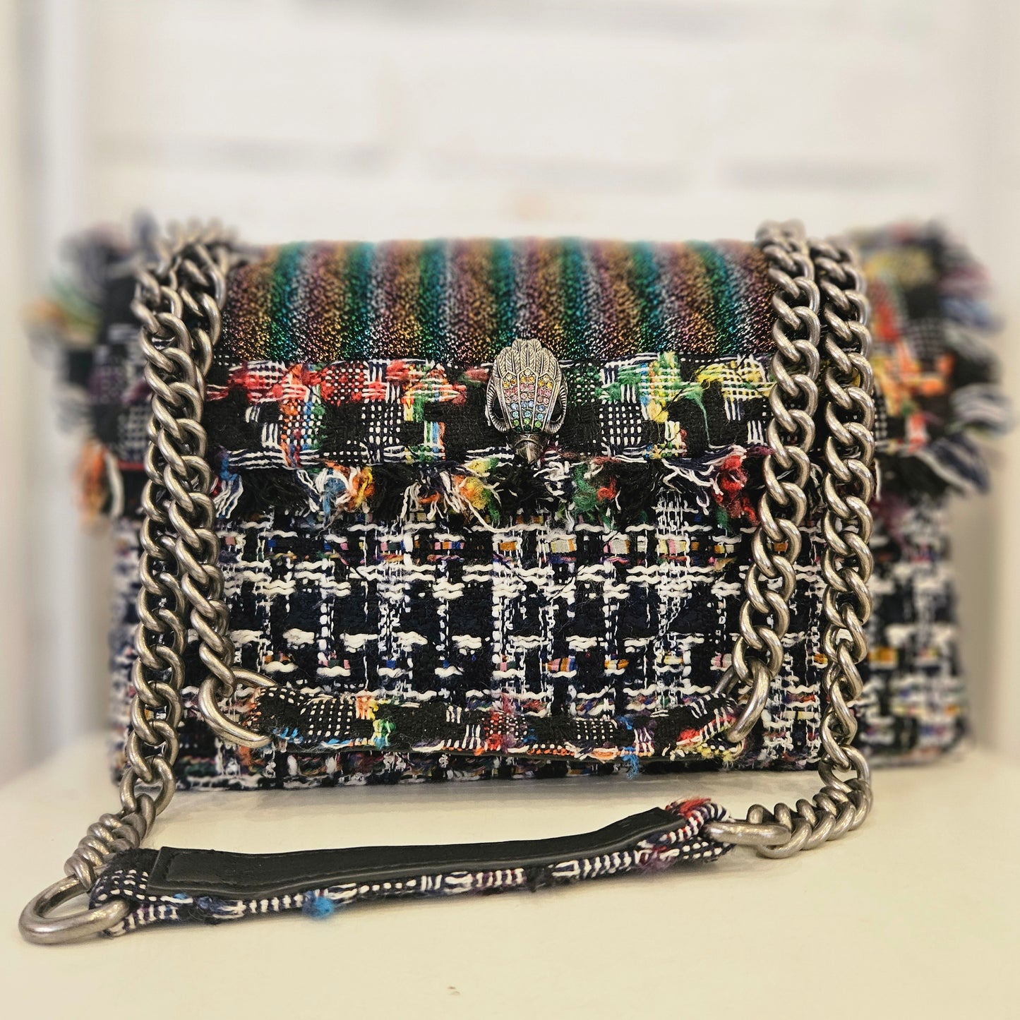 Borsa Kurt Geiger in tweed
