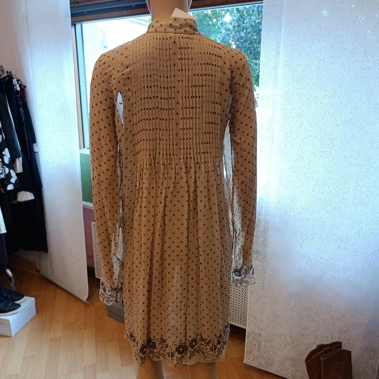 Abito twinset Simona barbieri tg 42/44 misto seta