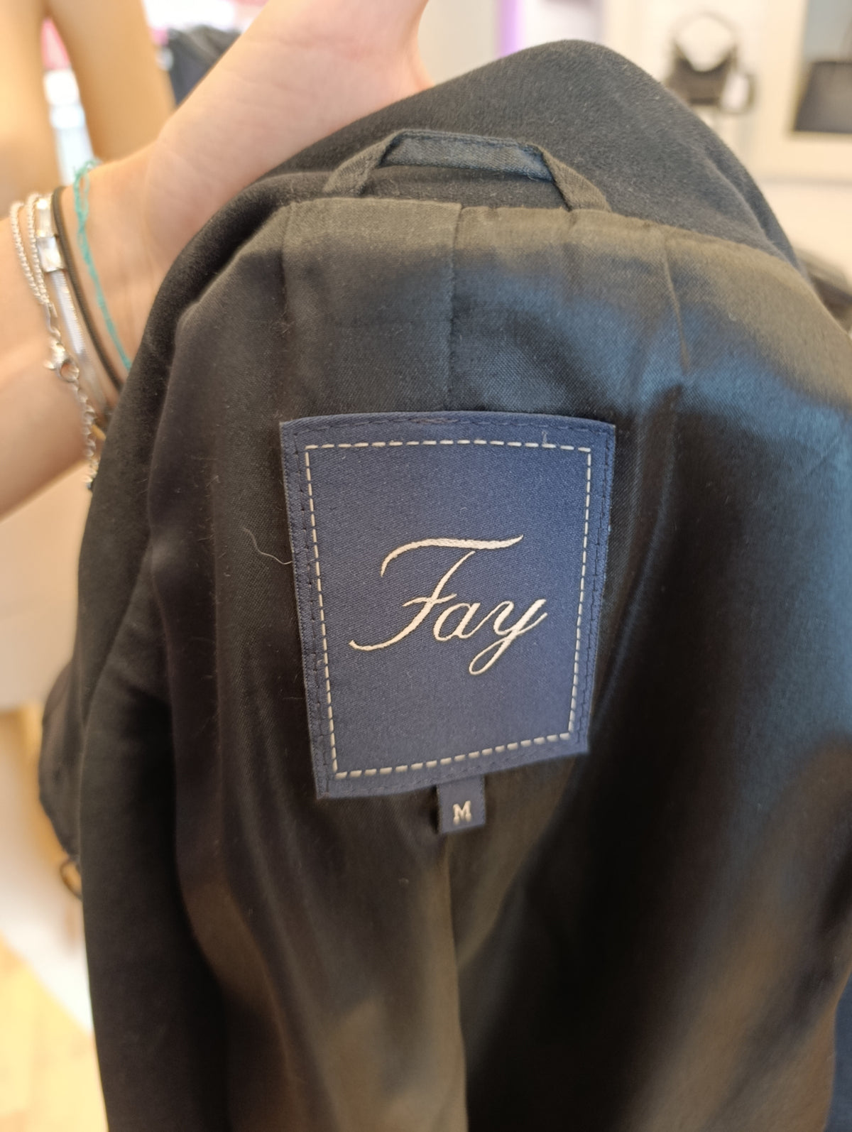 Cappotto Fay nero tg M
