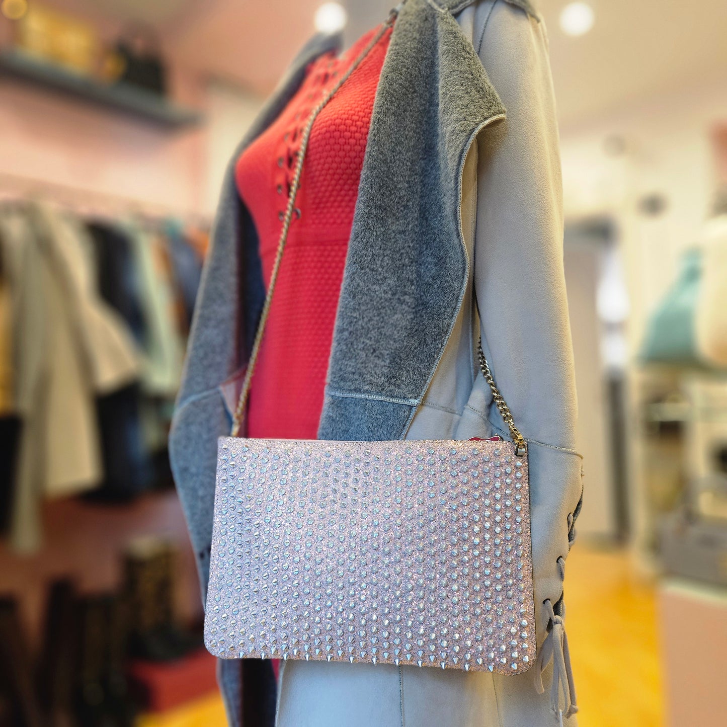 Pochette a tracolla Louboutin Louibiclutch