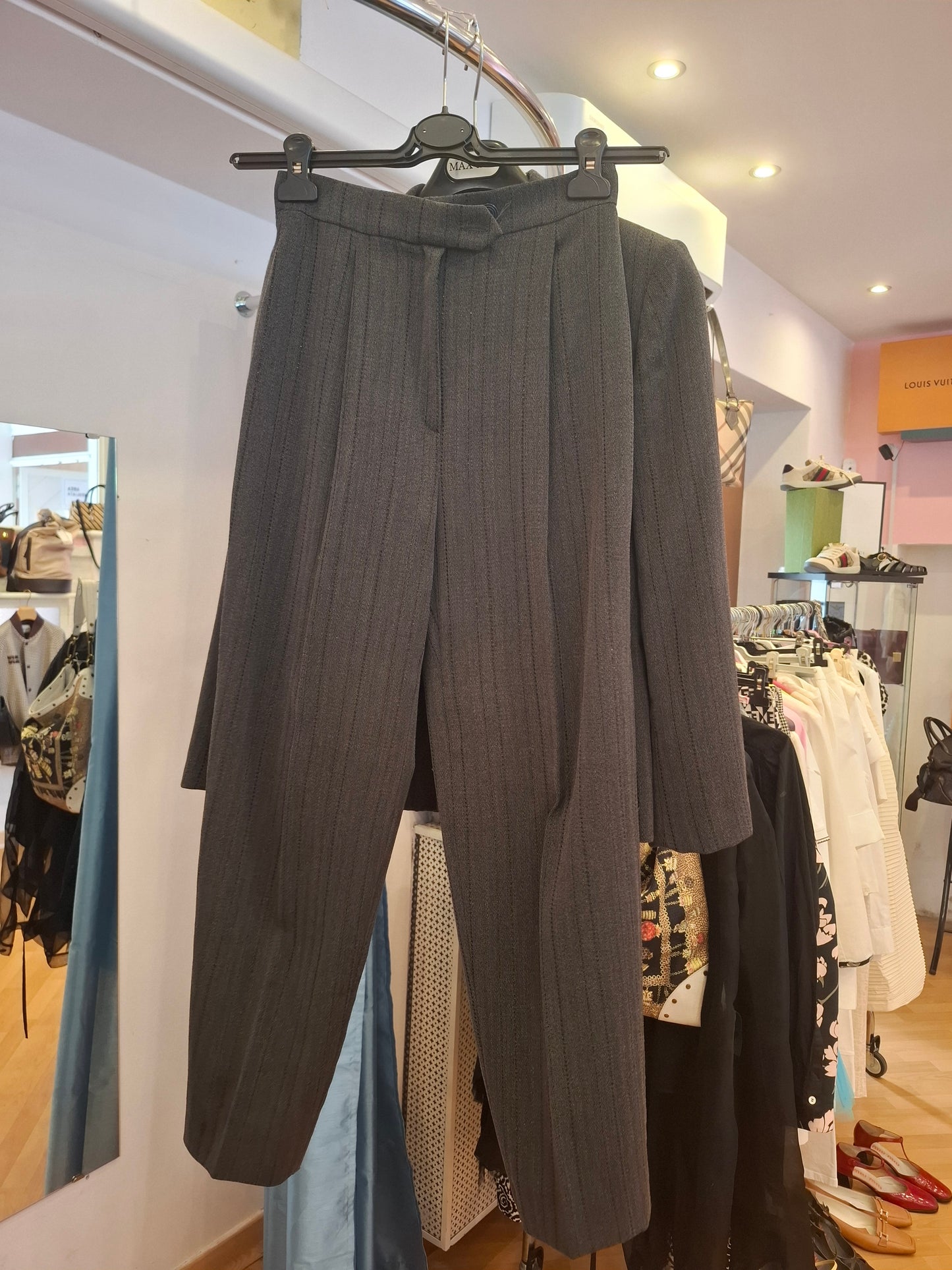 Completo Max Mara tg 40 grigio linea 'Pianoforte'