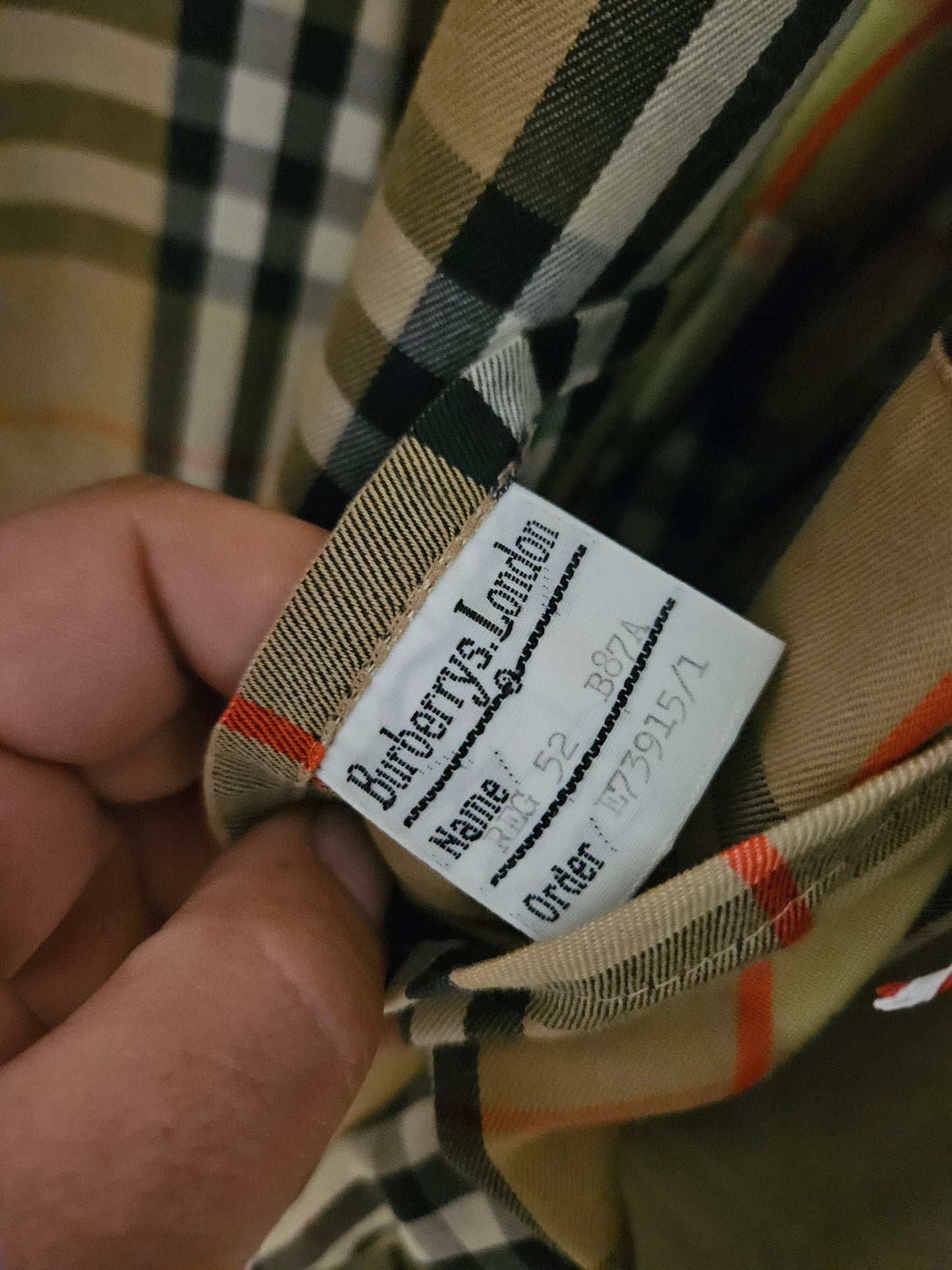 Trench vintage Burberry tg 52