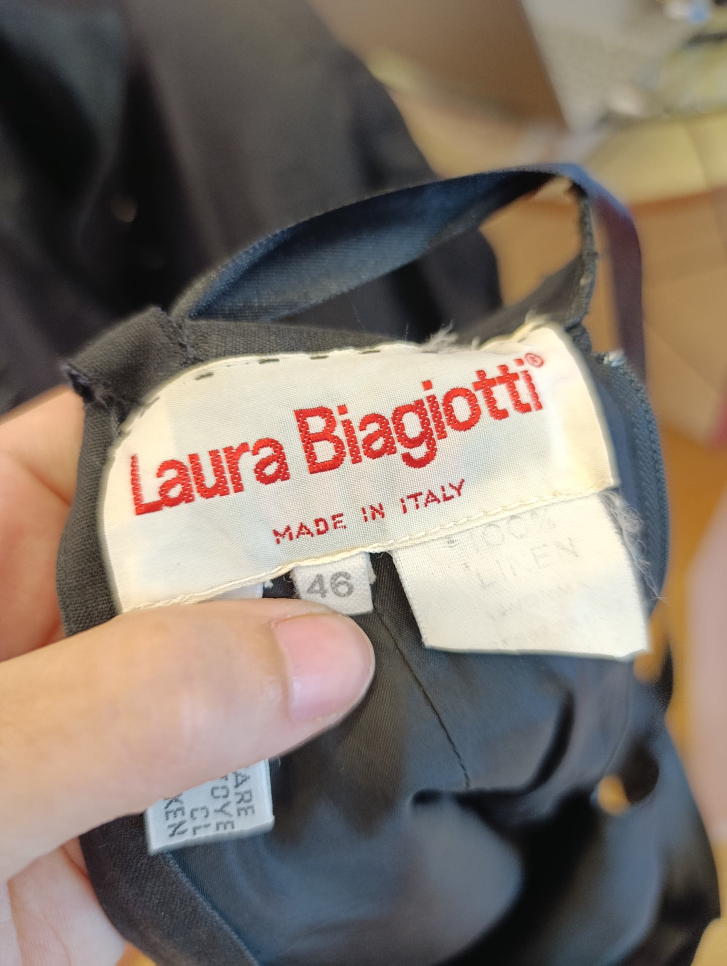 Tailleur laura Biagiotti tg 46 nero