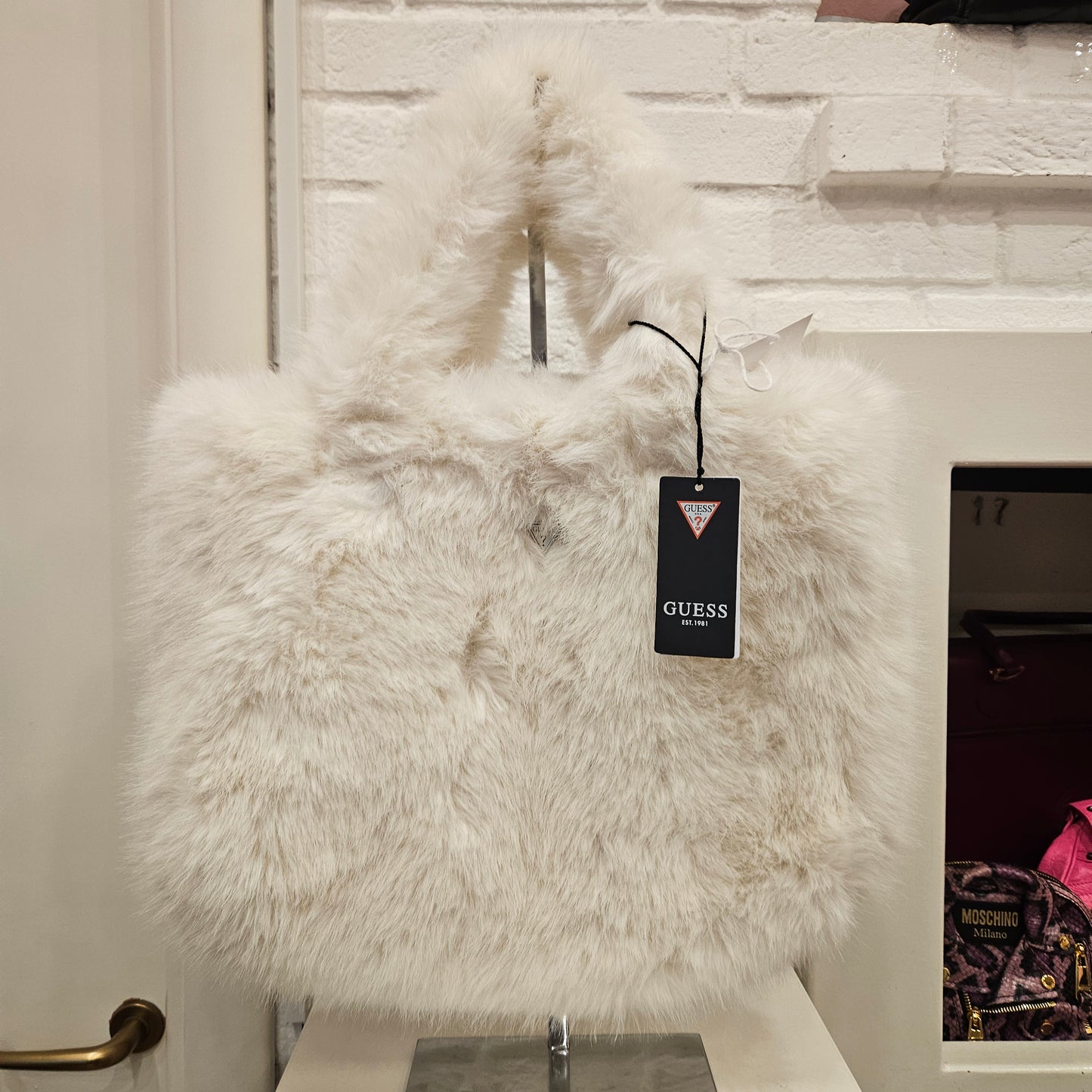 Borsa eco pelo Guess