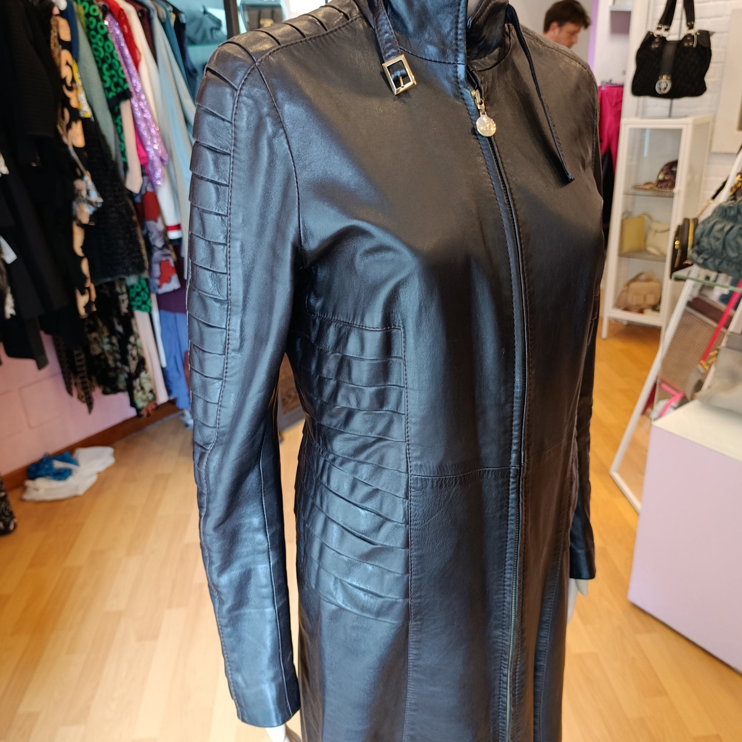 Trench in pelle Jean-louis scherrer tg 40