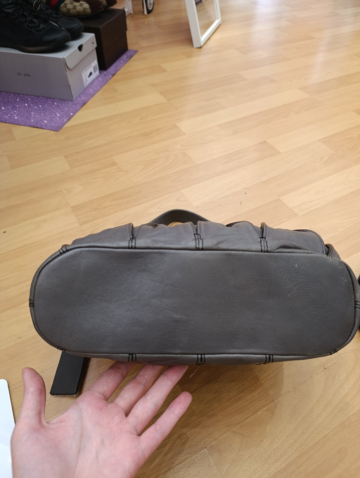 Borsa coccinelle in pelle mai utilizzata