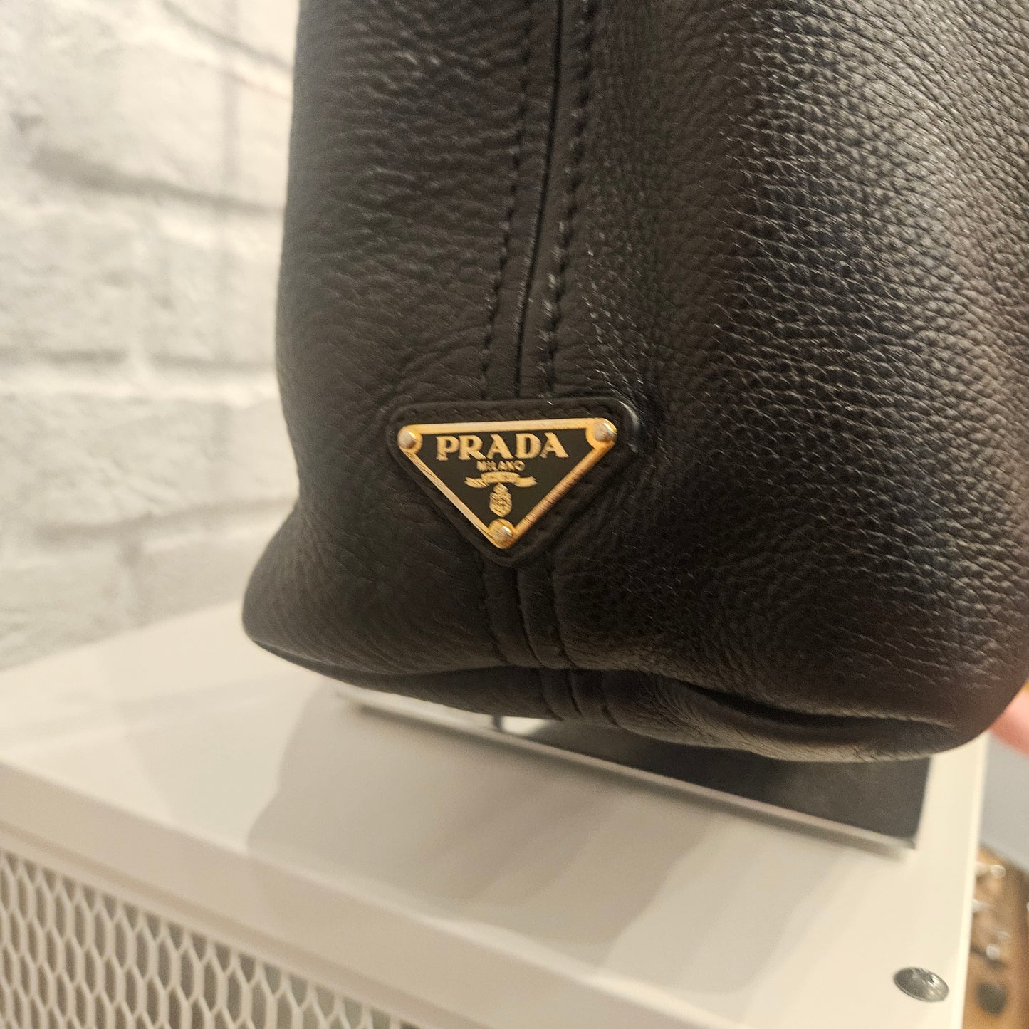 Prada hobo in pelle di vitello Phenix