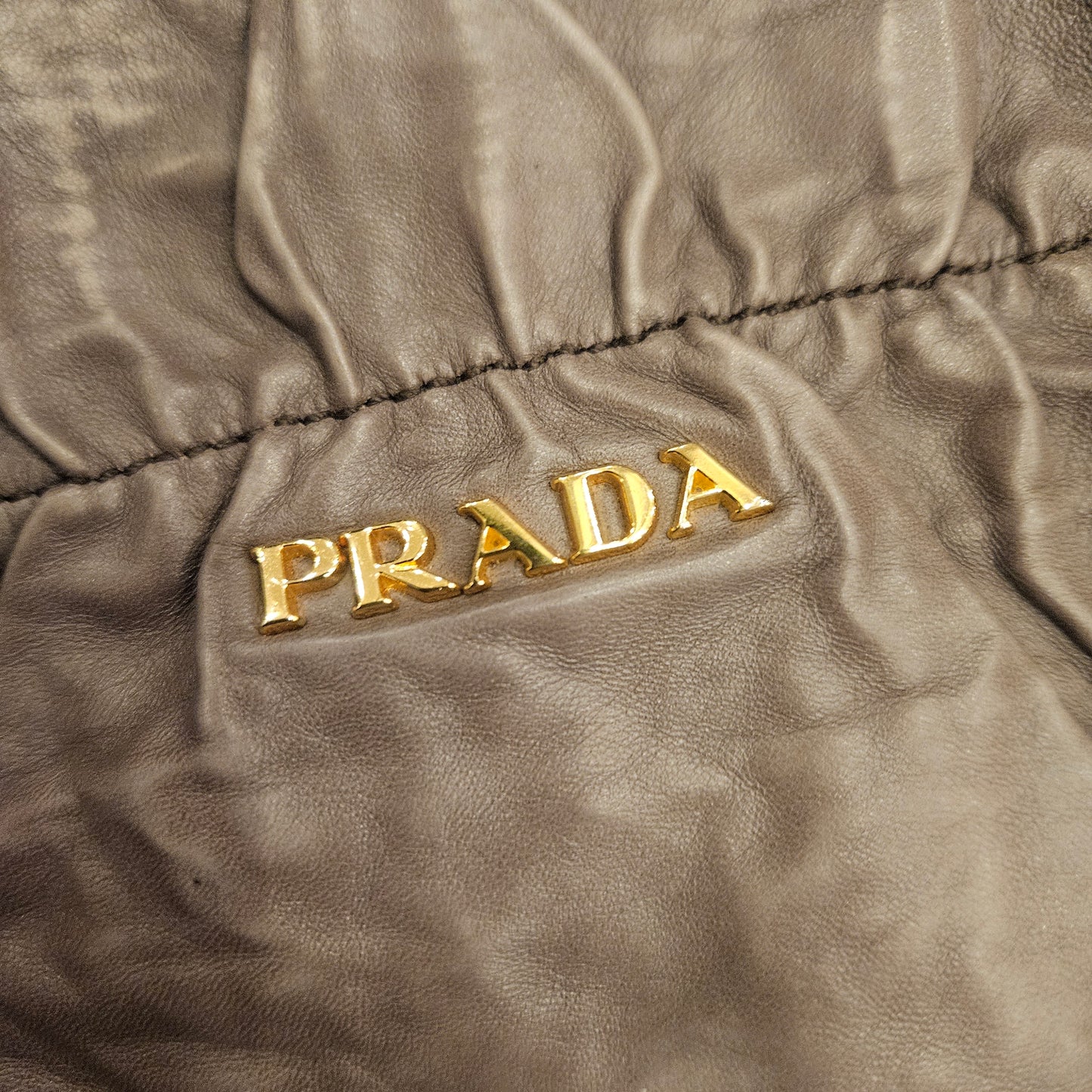 Pochette Prada bambù