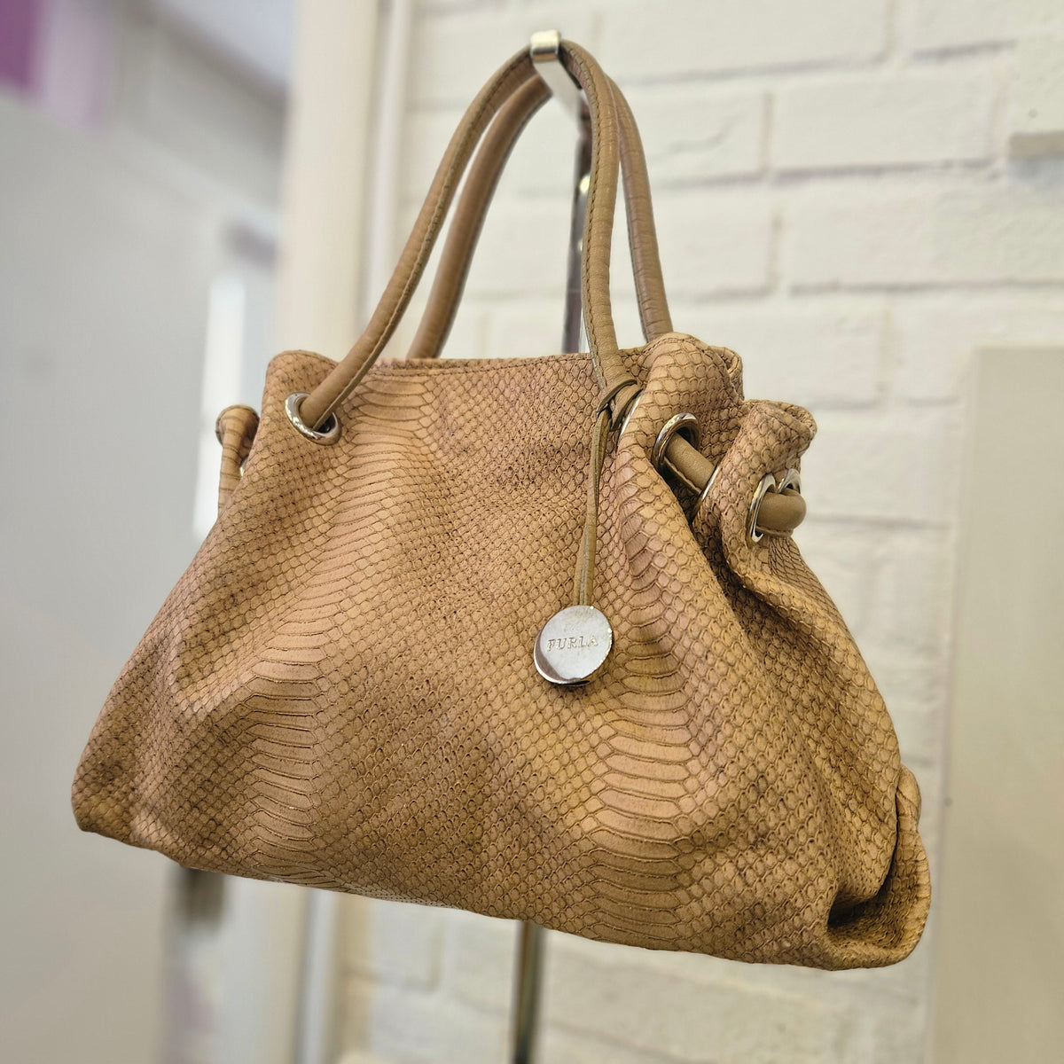 Borsa Furla stampa pitone