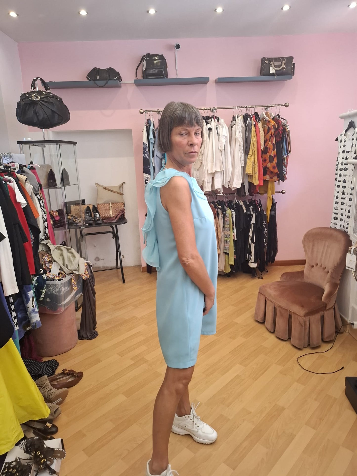 Abito lunatica azzurro tg s/m