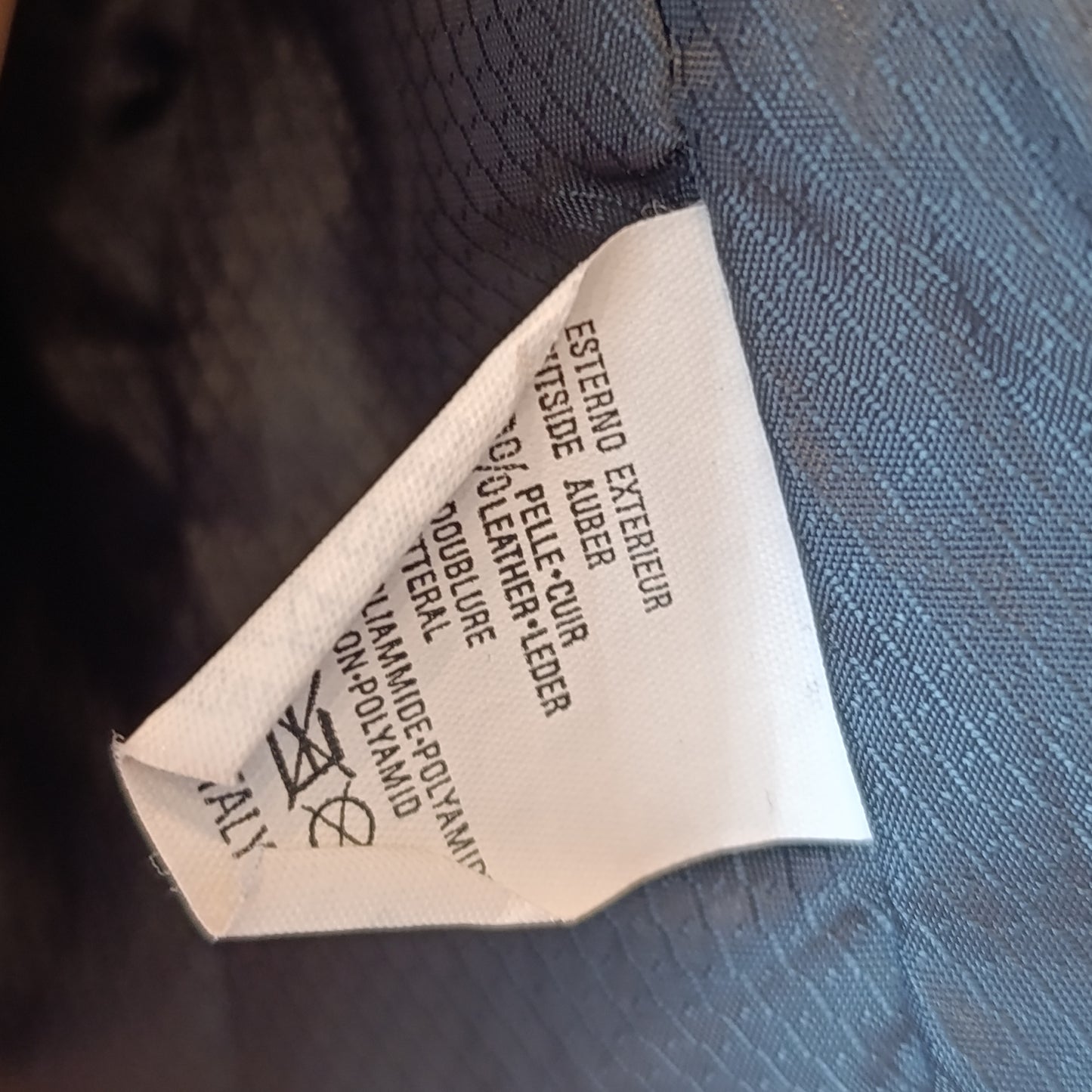 Giubbotto in pelle Blauer stile biker tg s