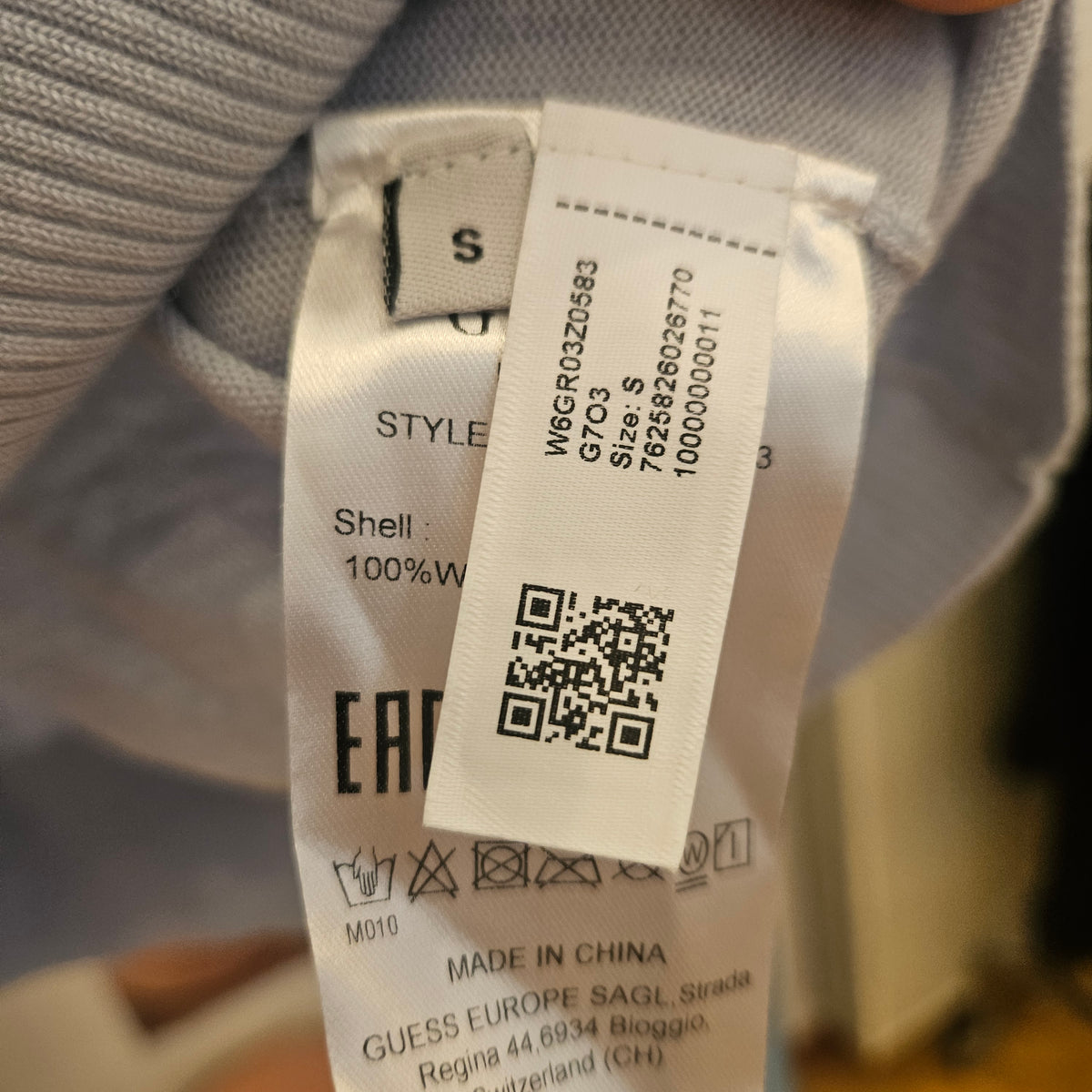 T shirt Guess tg S in lana