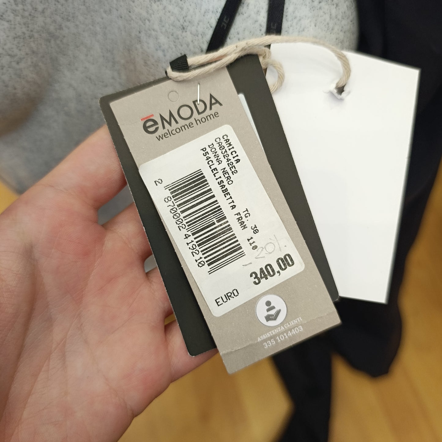 Blusa Elisabetta Franchi nuova con cartellino tg 38 in seta