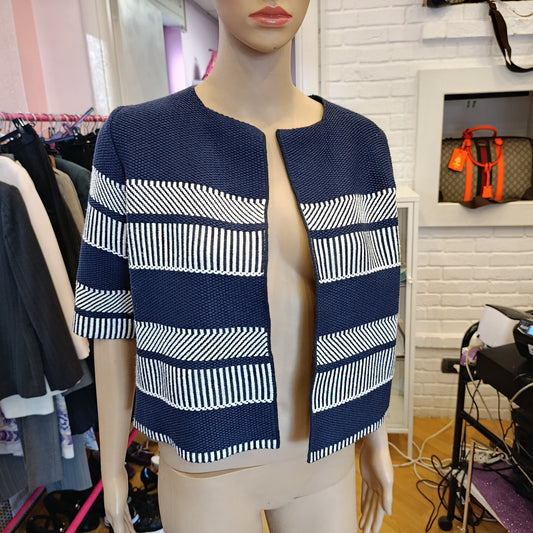 Bolero alysi bianco e blu