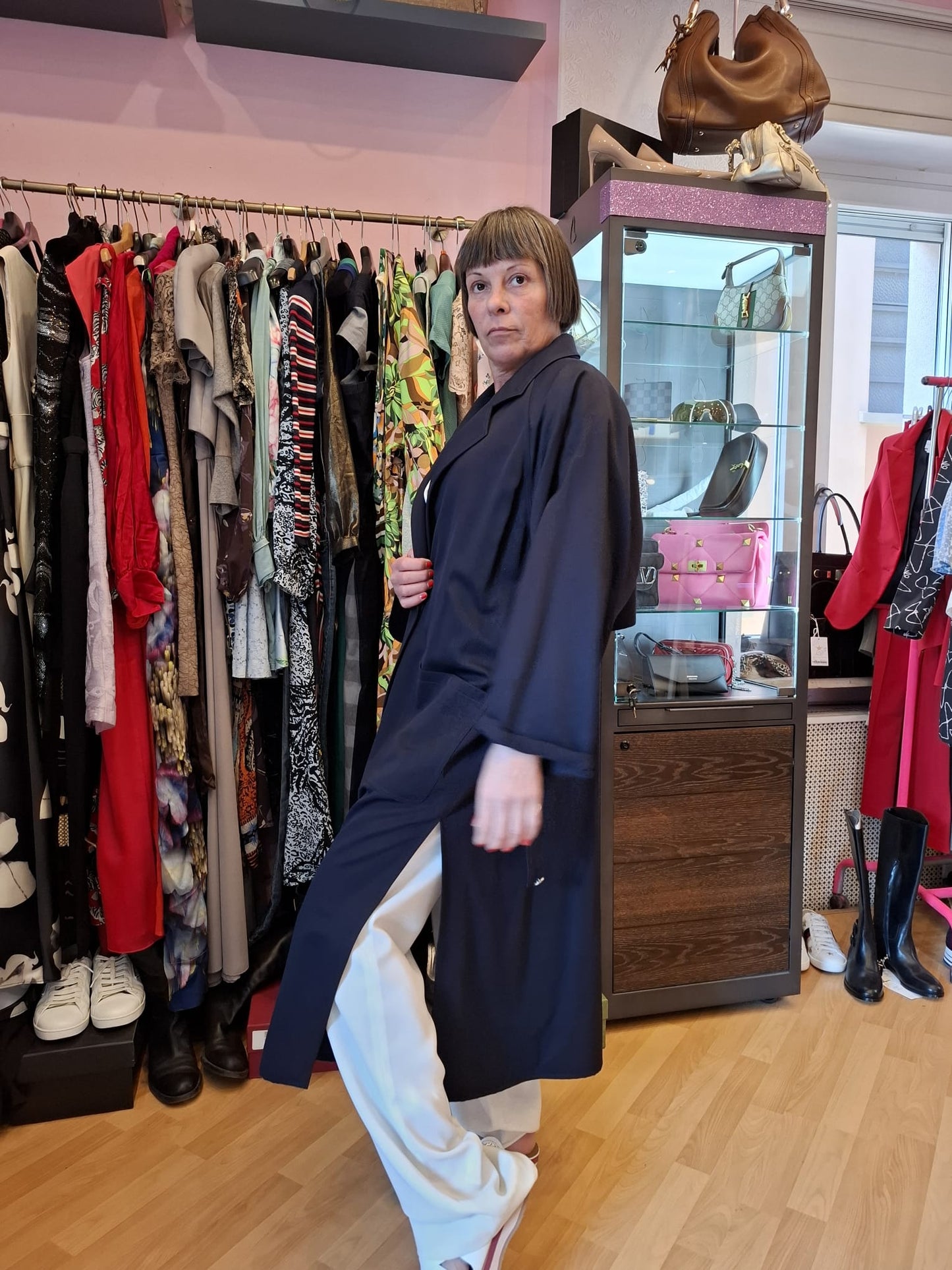 Trench Les Copains vintage tg M over