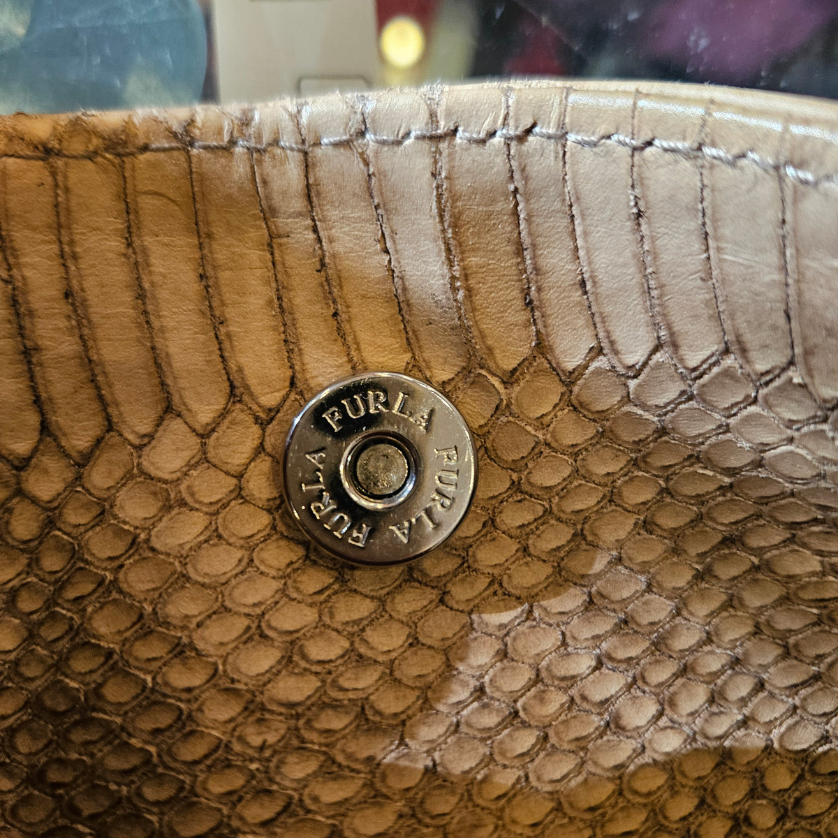 Borsa Furla stampa pitone