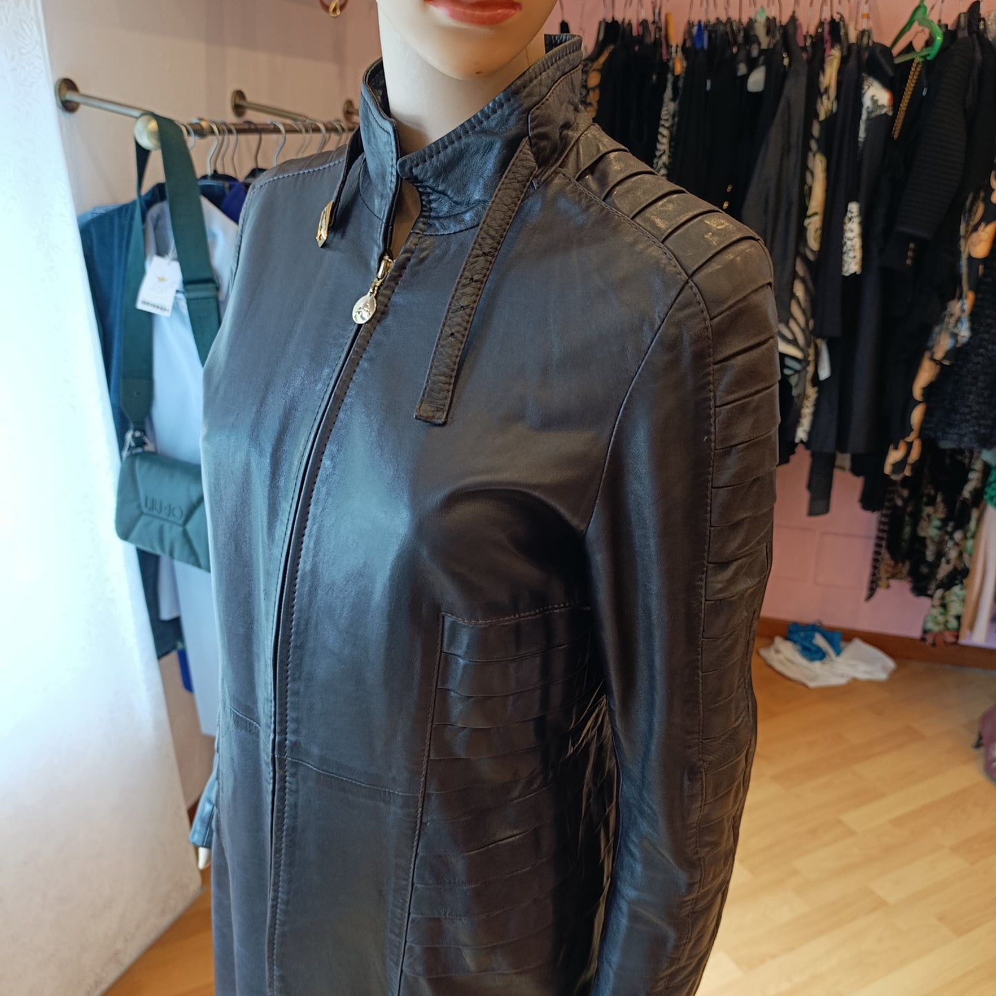 Trench in pelle Jean-louis scherrer tg 40