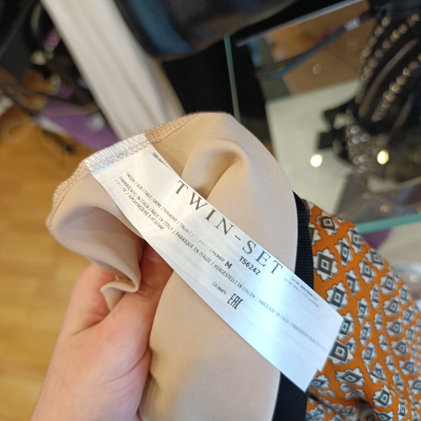 Gonna twinset tg M abbondante