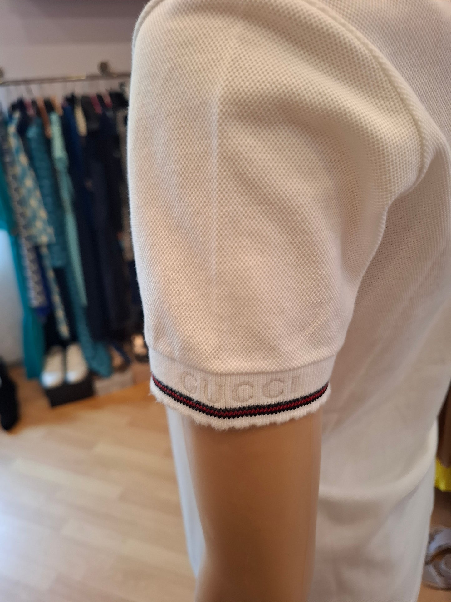 Polo Gucci bianca tg L