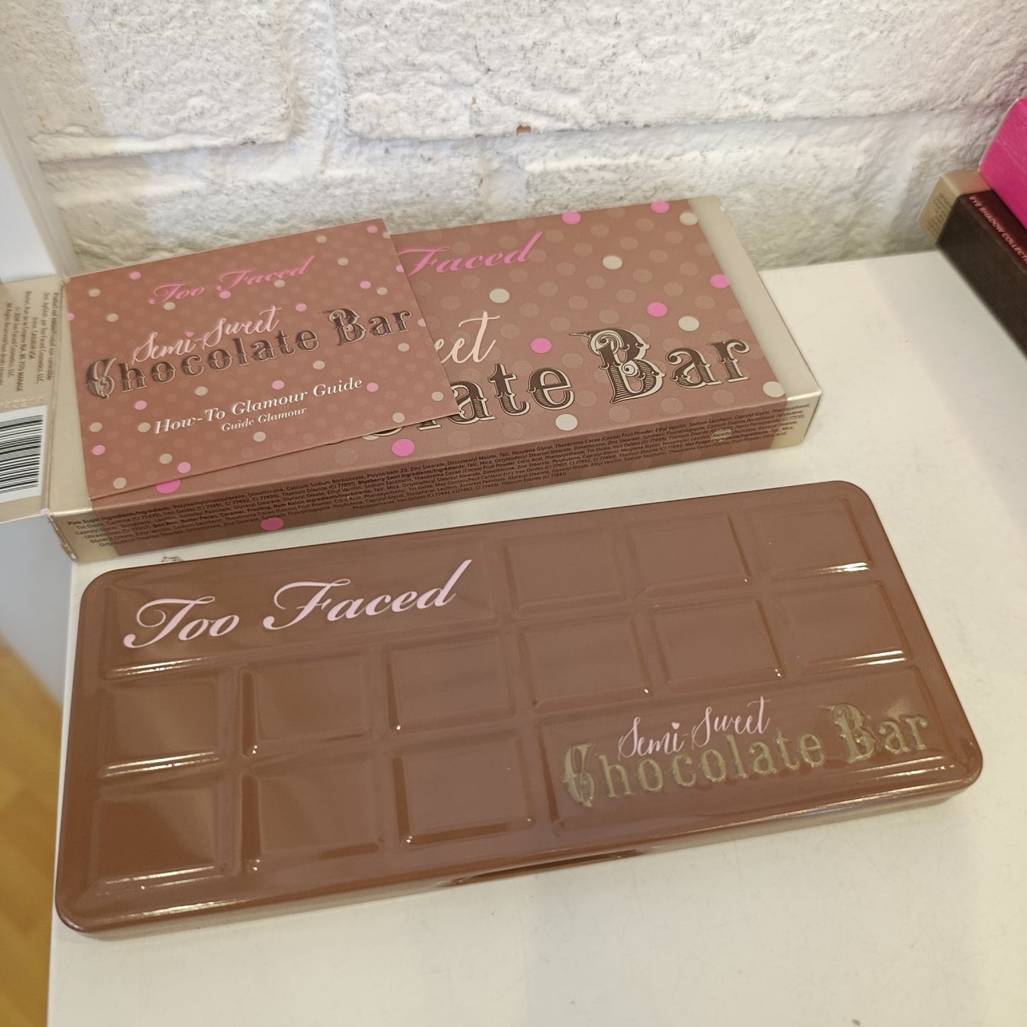 Palette too Faced semi-sweet chocolate bar