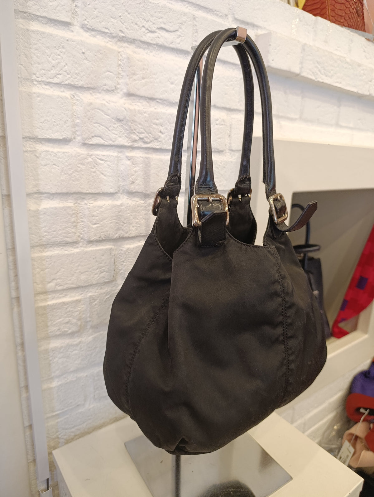 Borsa Prada nera nylon
