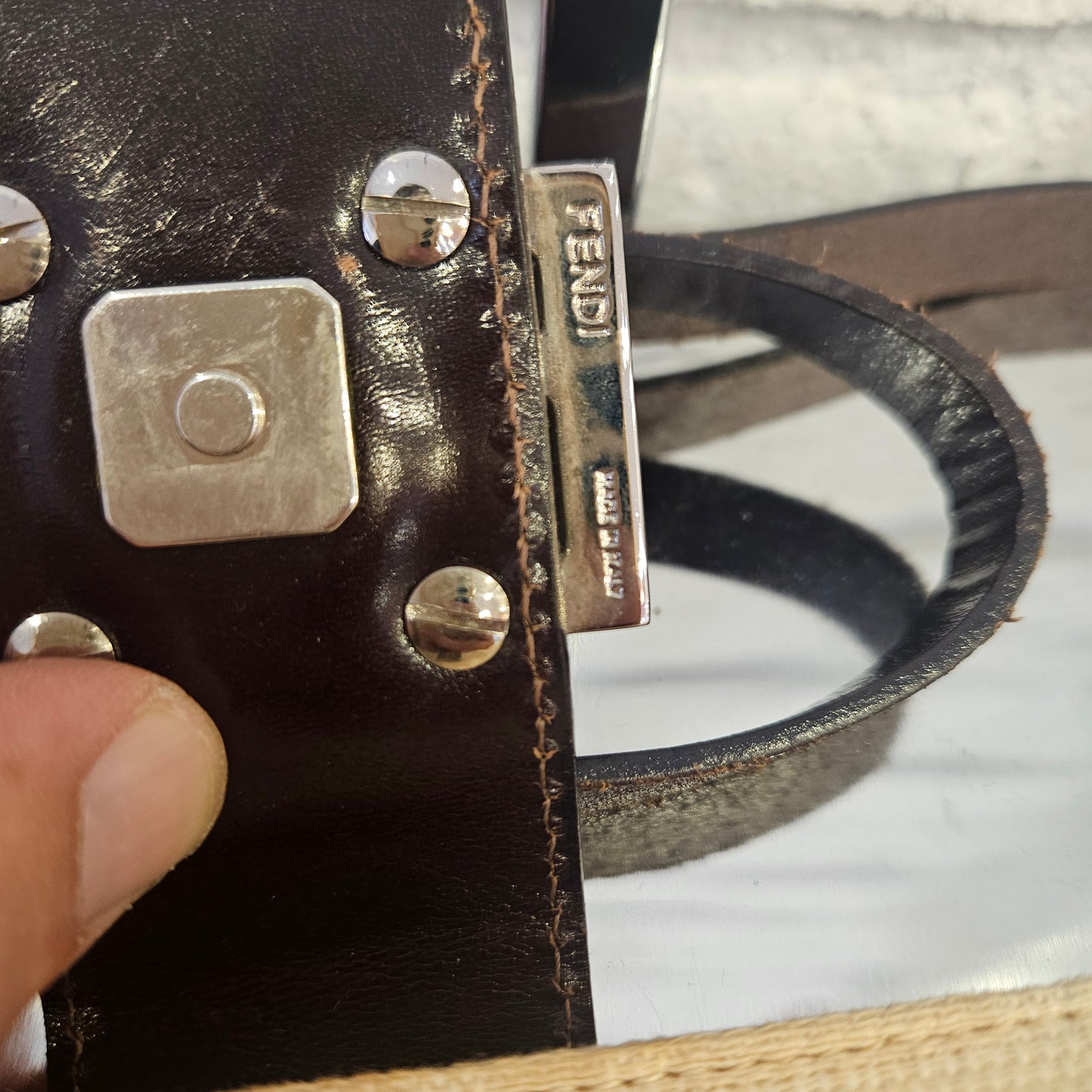 Fendi Baguette canvas vintage