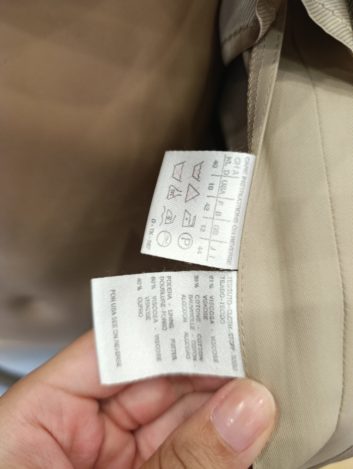 Trench MaxMara tg 44