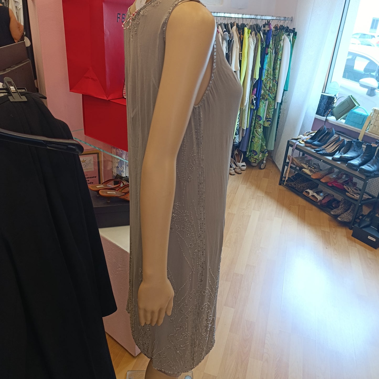 Abito DKNY tg 8 in seta