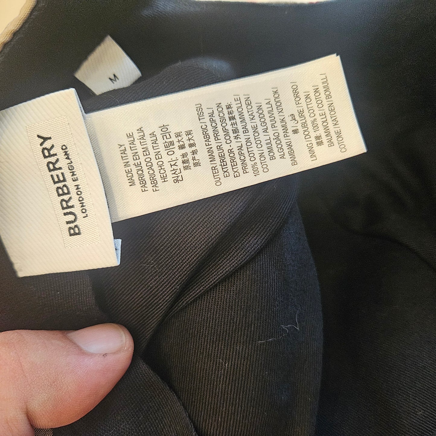 Berretto Burberry tg M