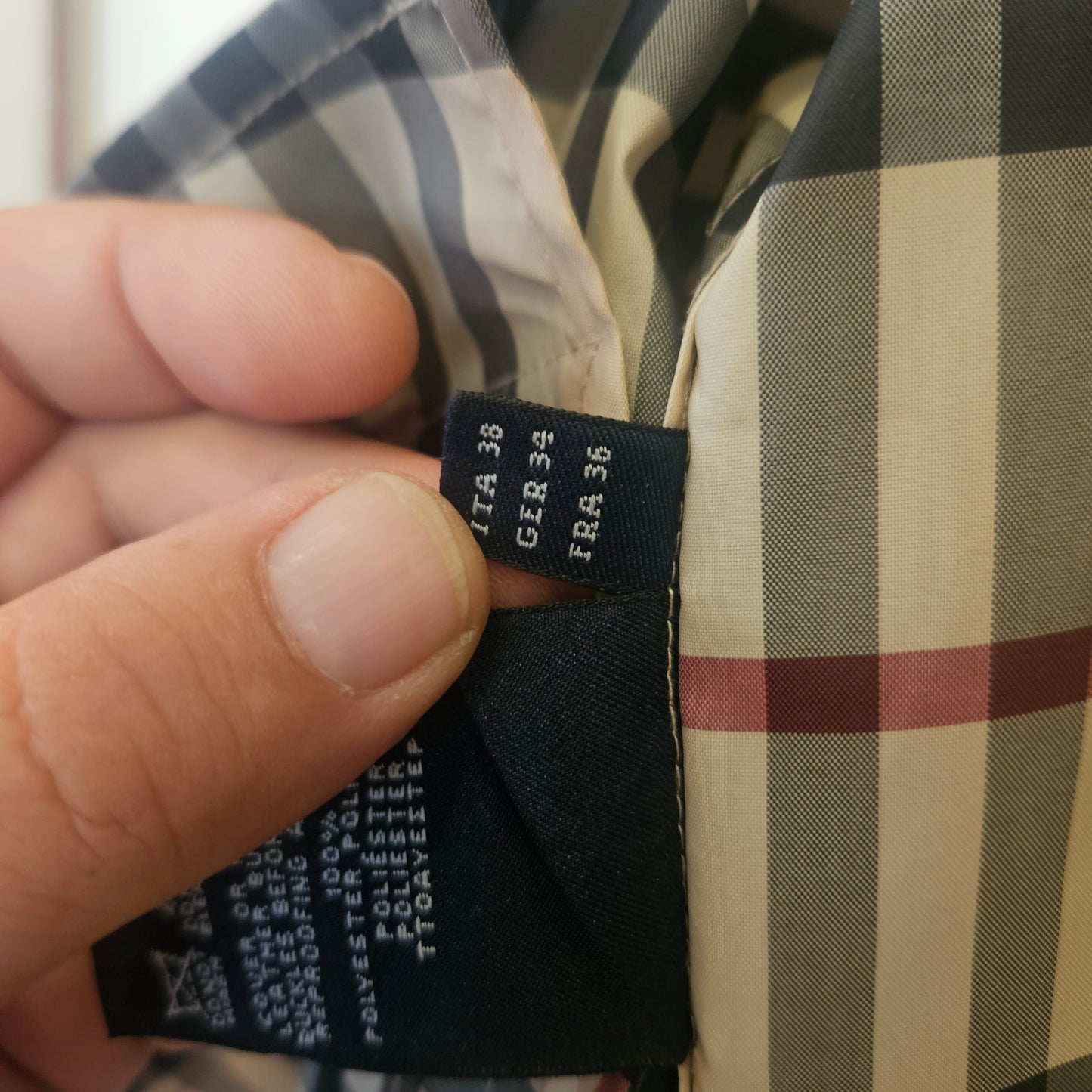 Trench Burberry tg 38