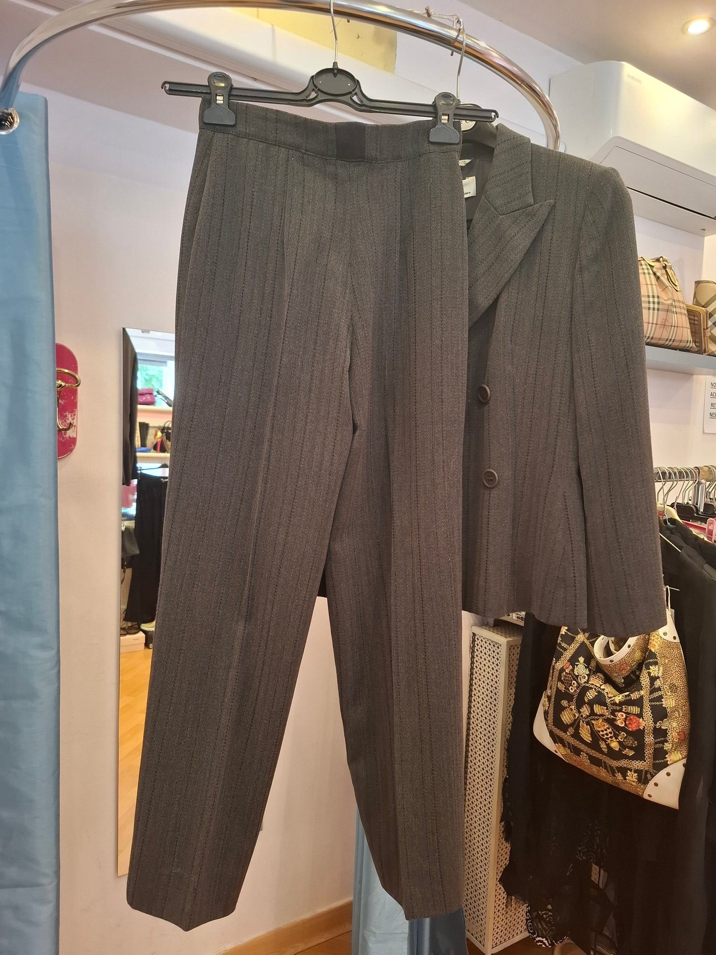Completo Max Mara tg 40 grigio linea 'Pianoforte'