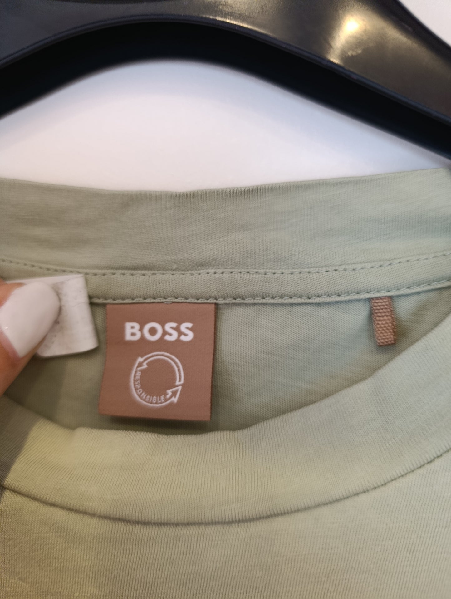Maglia boss verde menta tg M