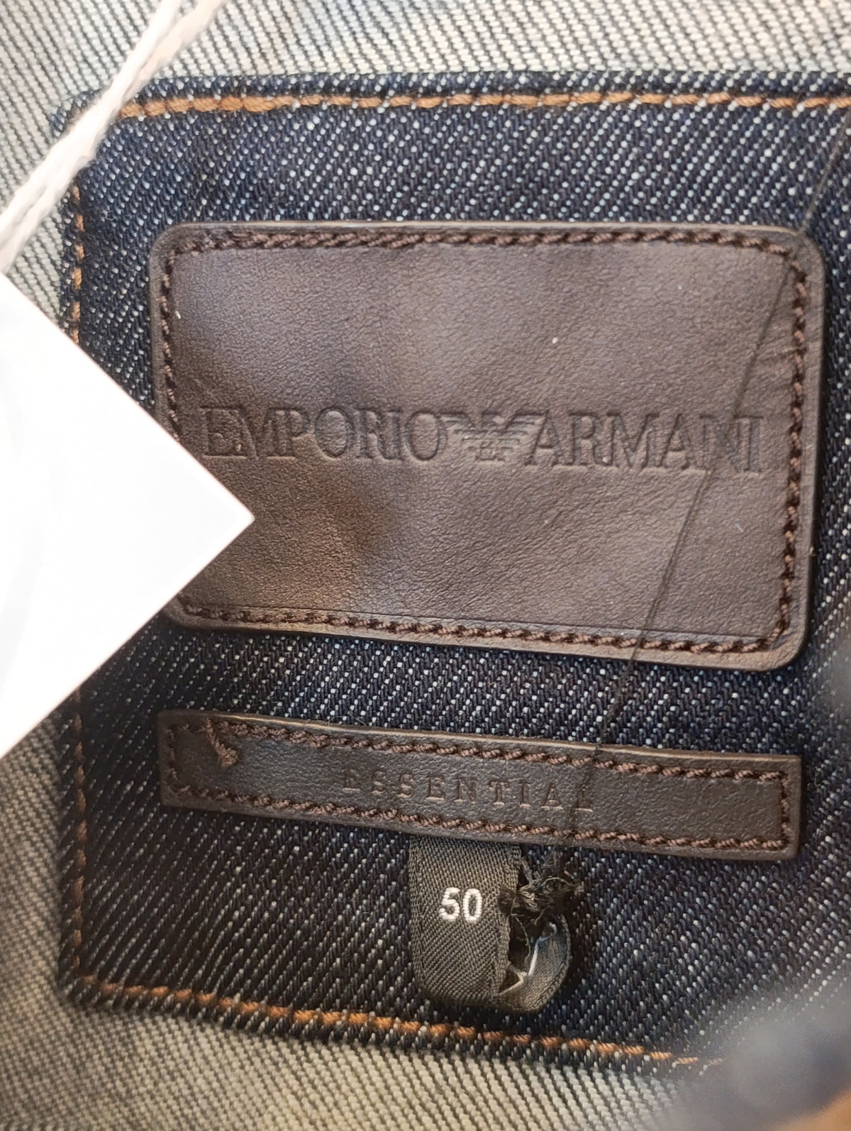 Giubbotto in jeans emporio Armani tg 50