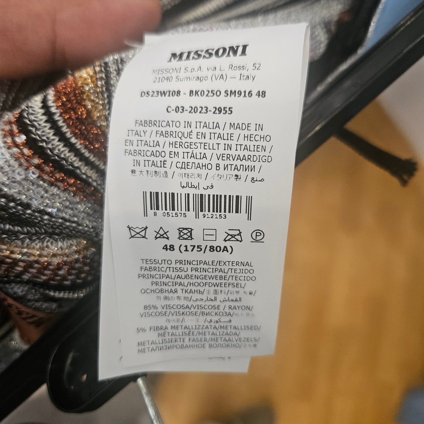 Pantaloni Missoni tg 48